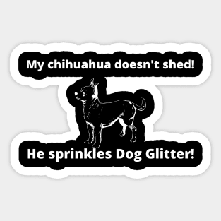 Chihuahua Glitter! Sticker